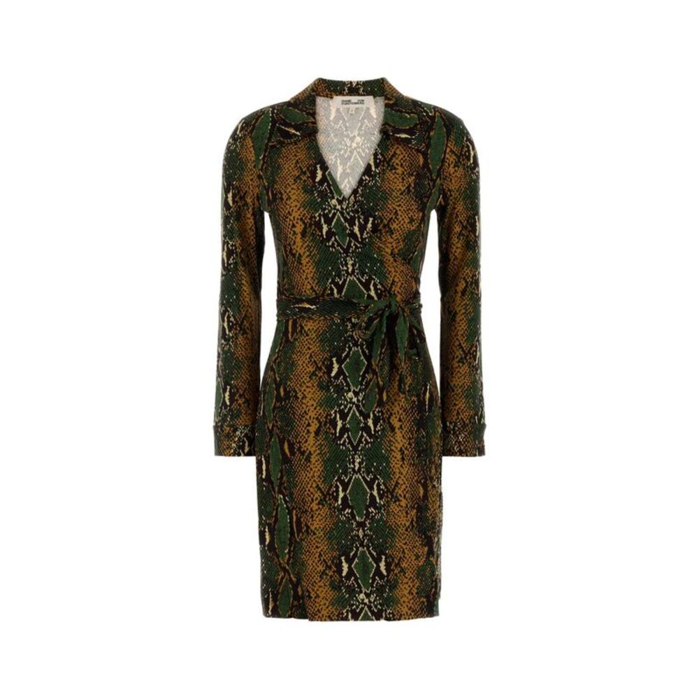Diane Von Furstenberg Women Printed Jersey New Janne Dress